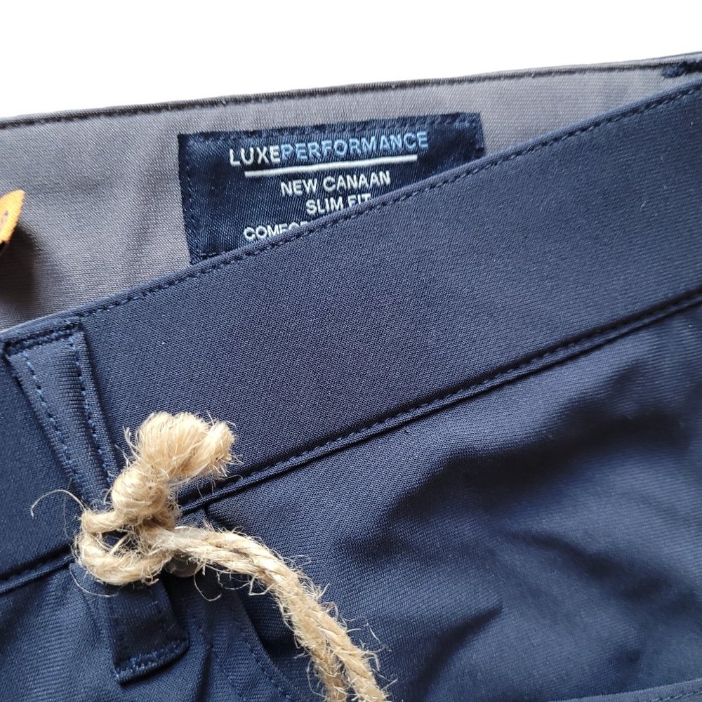 Tailor Vintage Men's 32x30 Performance Tech Pants Navy Canaan Slim Fit $108 - Picture 9 of 12